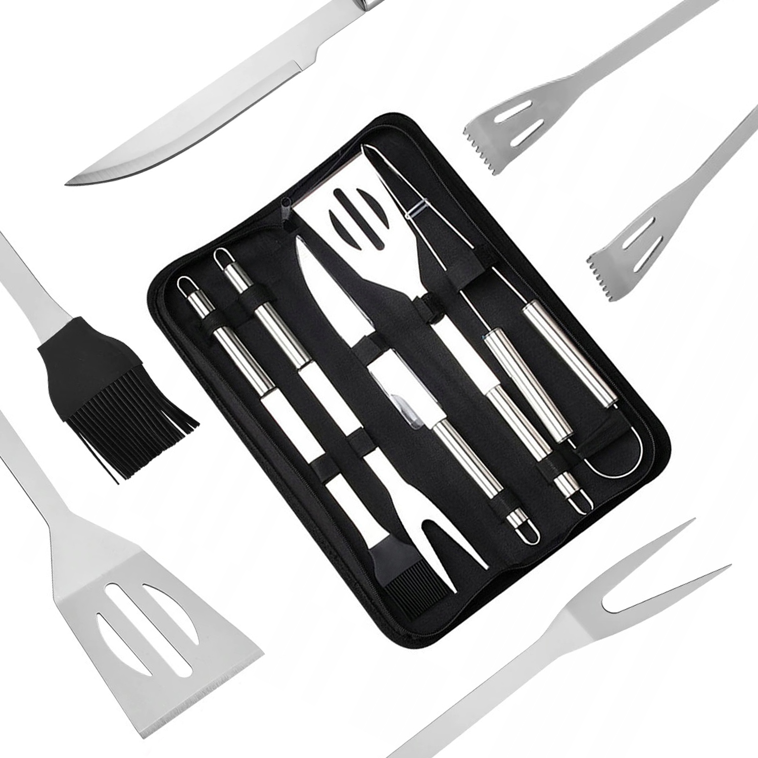 AKCESORIA PRZYBORY DO GRILLOWANIA GRILLA BBQ 5W1