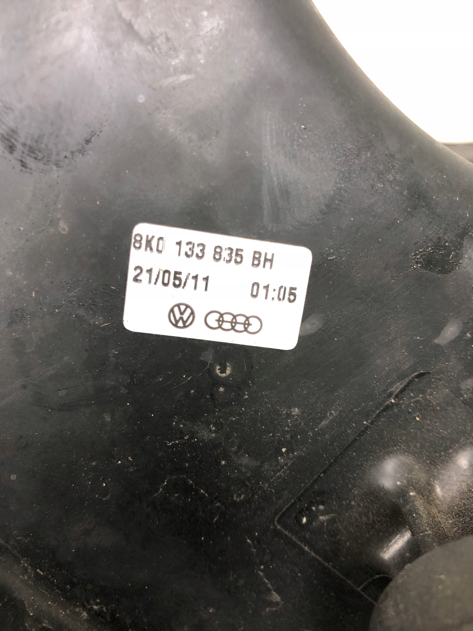 Gehäuse filter luft AUDI A4 B8 8K0133837BF 8K0133835BH