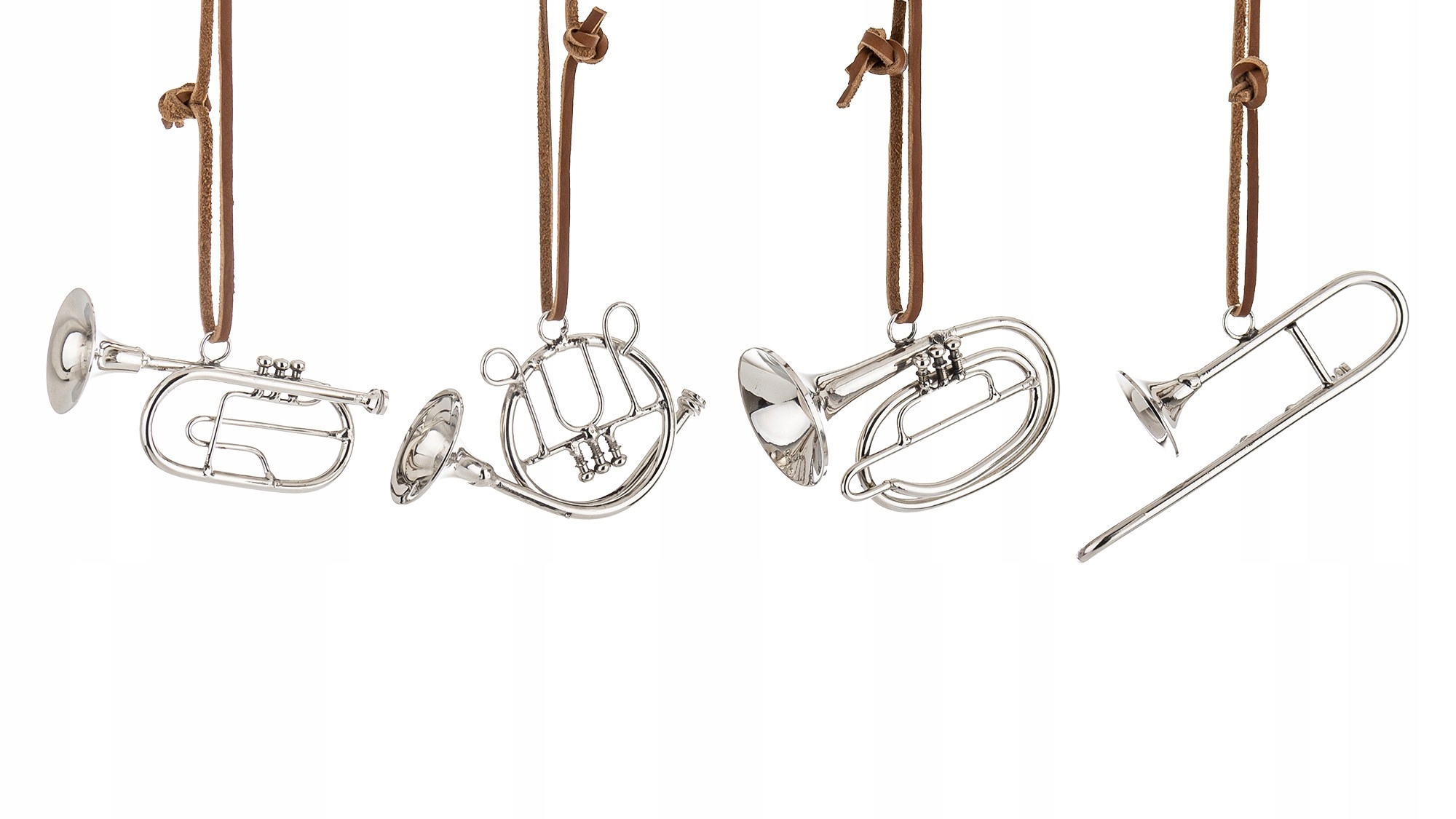 Sada 4 Přívěsků Na Kovové Nástroje 9 CM