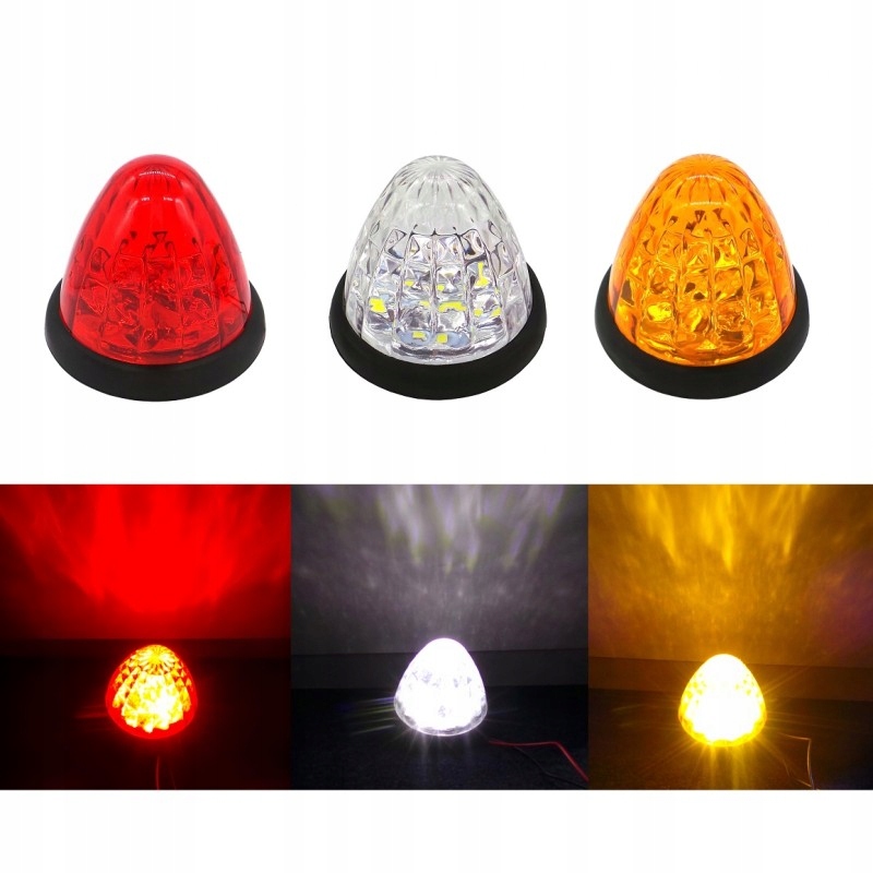 

Lampa obrysowa mocna Led 24V Czerwona