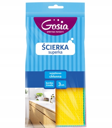 

Gosia Ścierka Superka chłonna i trwała 3 szt.