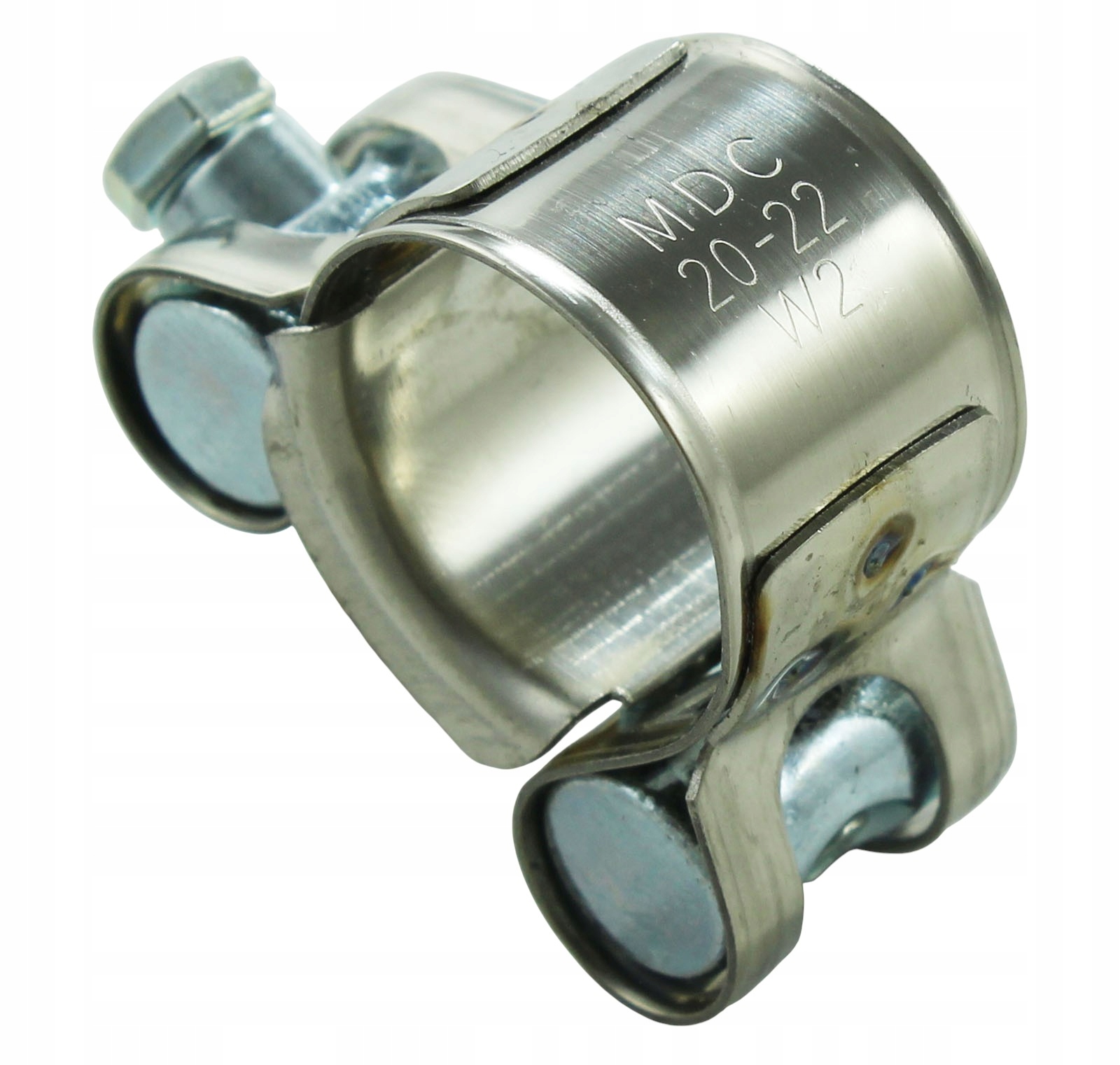 MDC Obejma 20-22mm Gbs W2 Nierdzewna 304SS Opaska Sgb wąż Turbo Intercooler