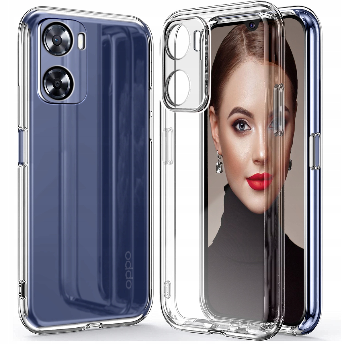 

Etui do Oppo A57 4G A57S Silicone Case Szkło