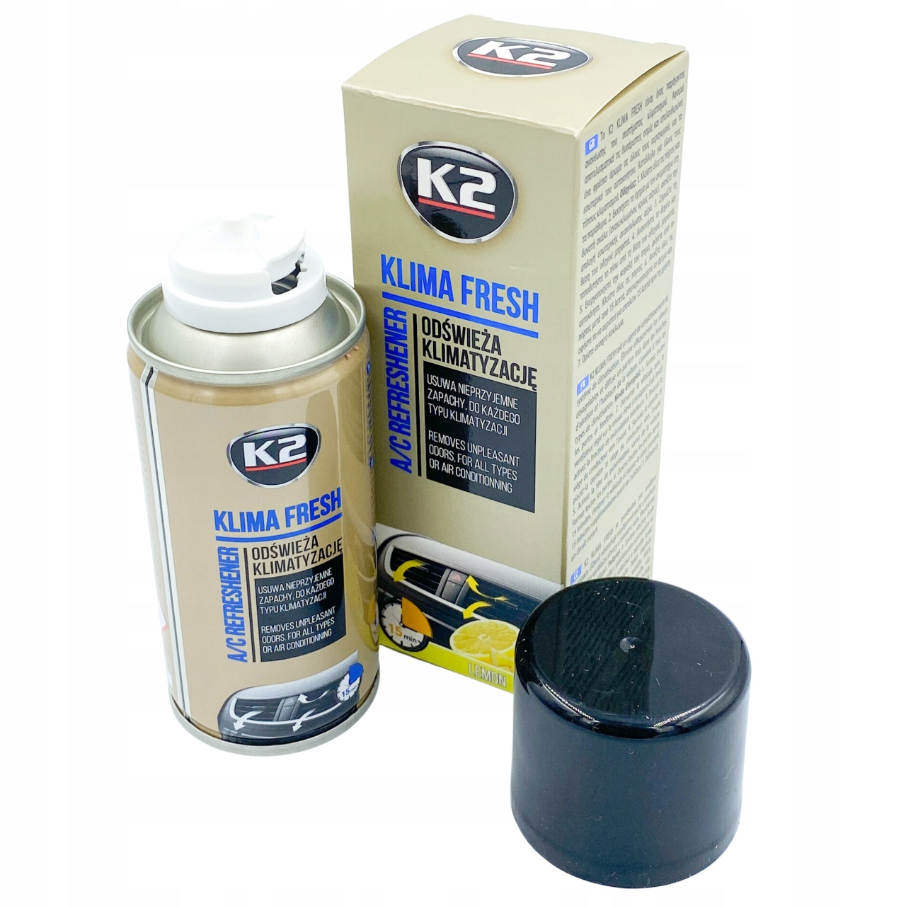 K2 KLIMA FRESH ODGRZYBIACZ KLIMATYZACJI LEMON