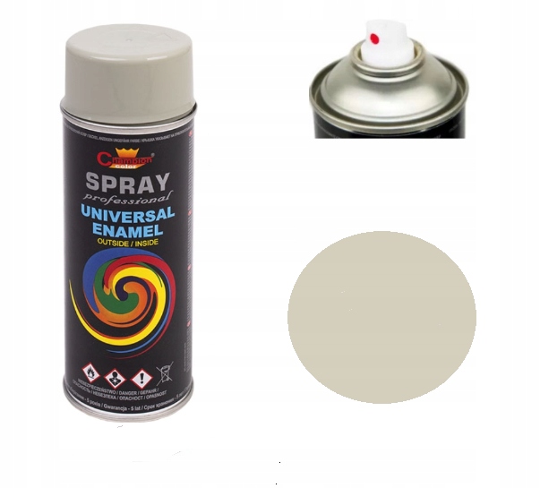 CHAMPION SPRAY UNIWERSALNY FARBA SZARY JASNY RAL7035 400ml