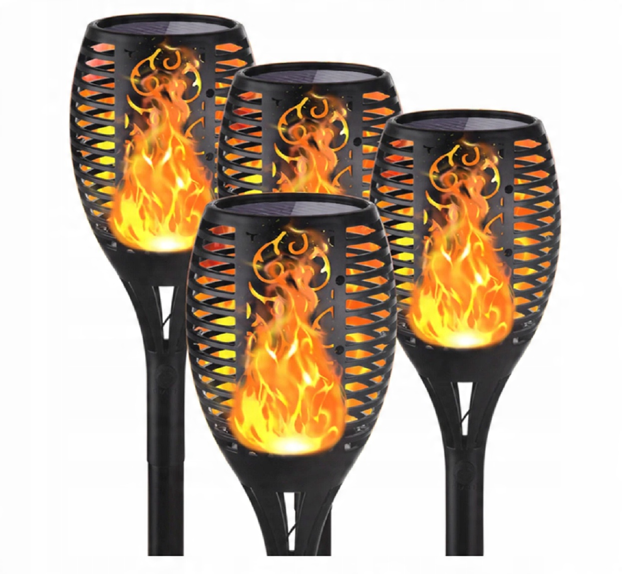 

Lampa Solarna Led Pochodnia Efekt Płomień Ogień x4