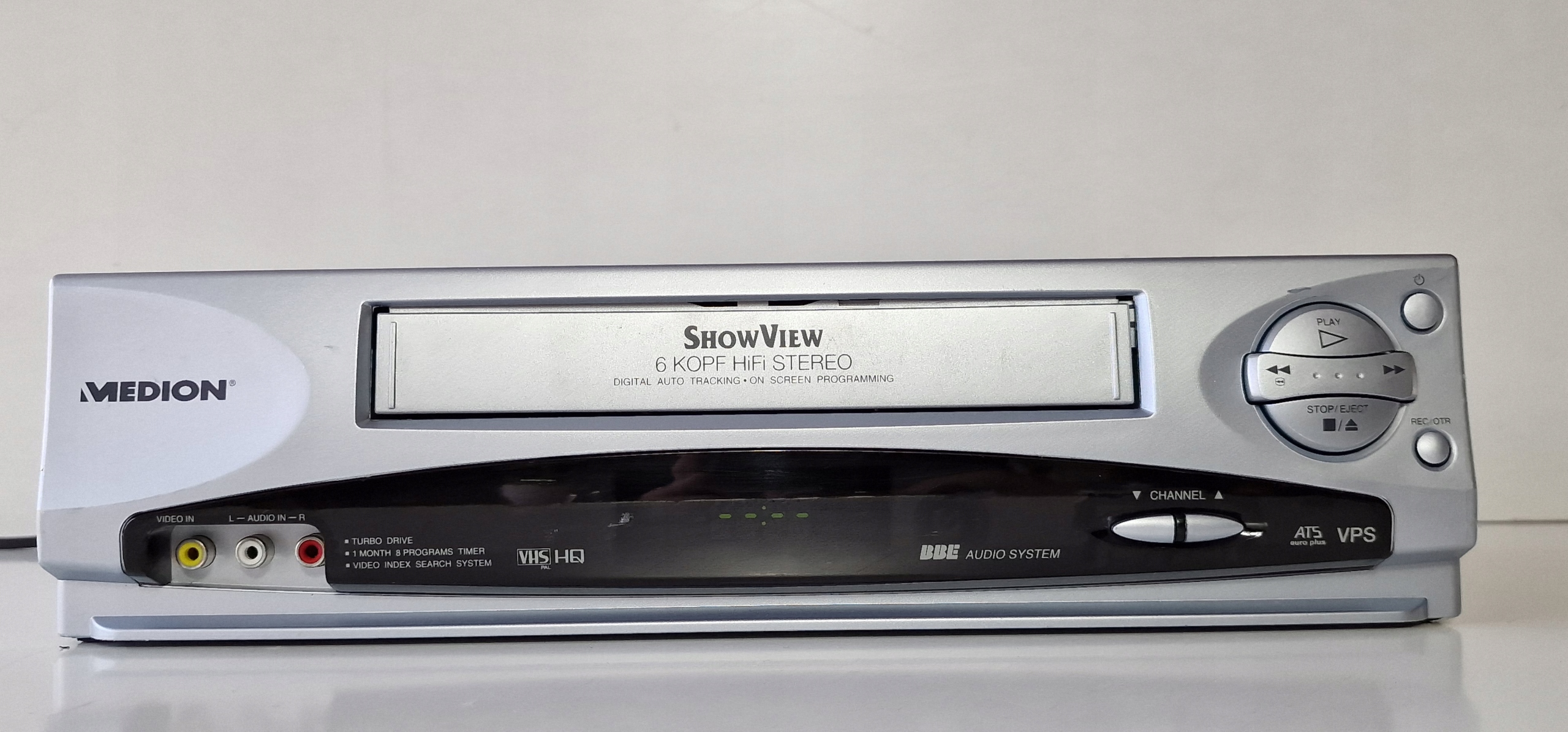 Video VHS magnetowid dvd Medion 6head stereo hifi Kod producenta VHS