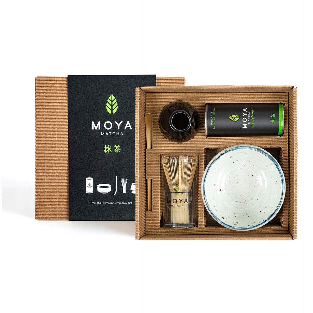 Ceremoniální sada na matcha Moya Matcha Tradiční a šálek Kiri