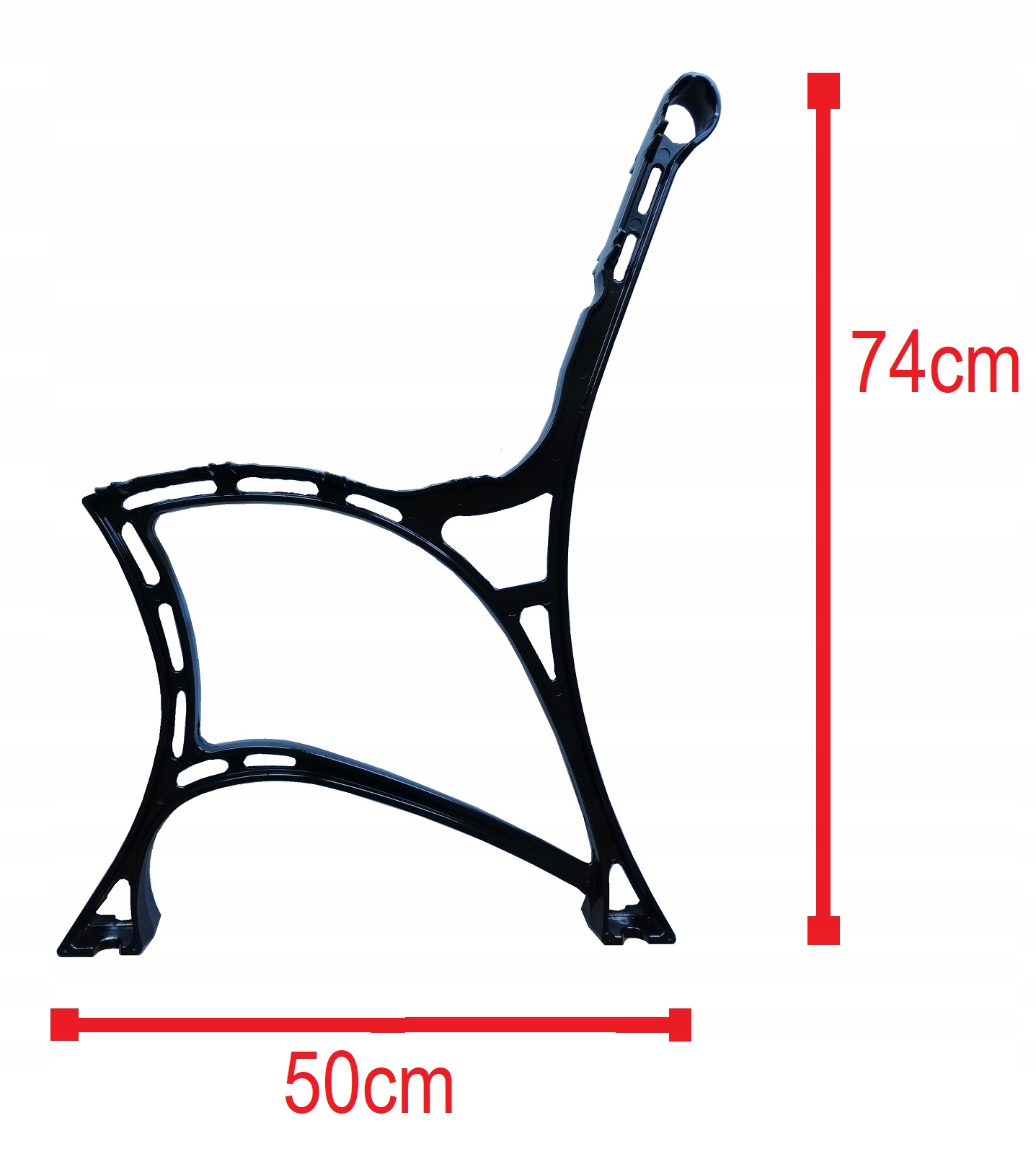 NOGA NOGI DO ŁAWKI ALU KRÓLEWSKA OGRODOWA ŁAWY 4x Kod producenta 4 x NOGA OGRODOWA ALUMINIOWA  74x50 cm