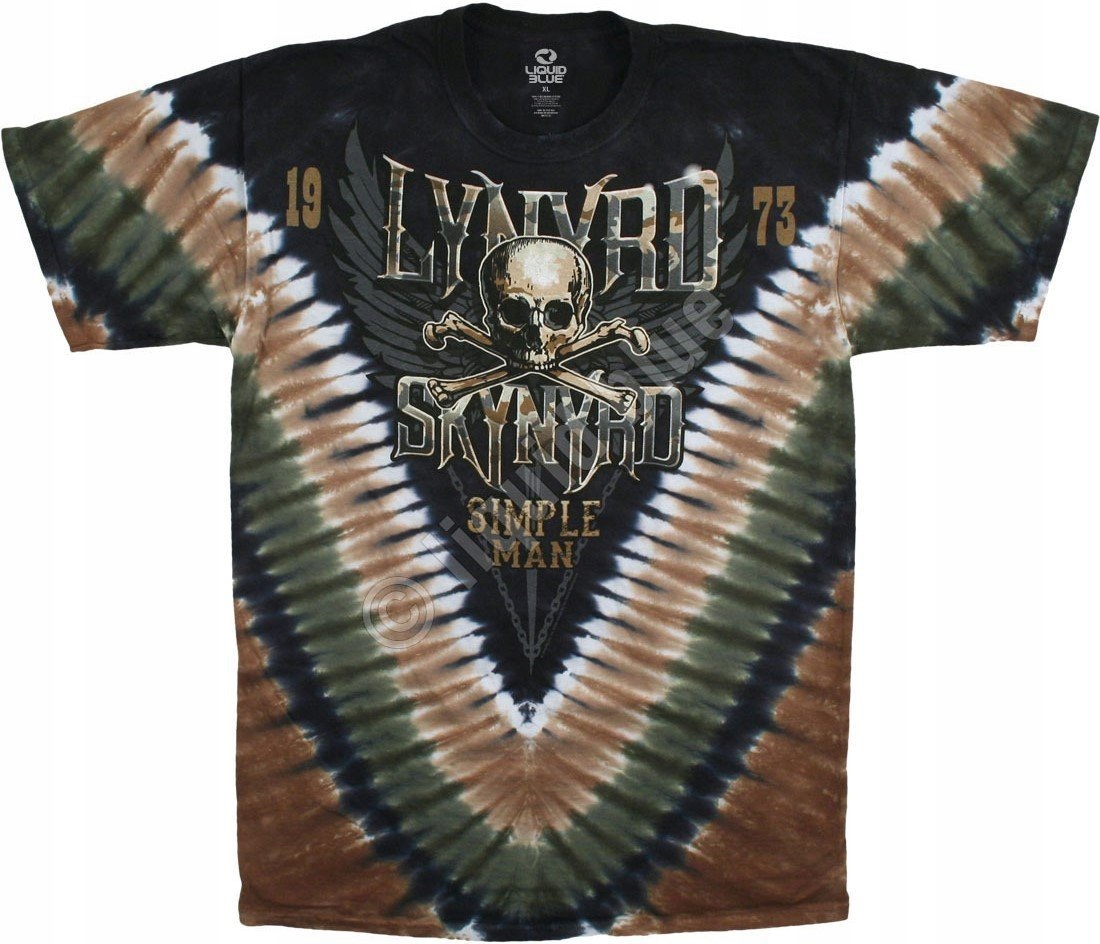 Lynyrd Skynyrd Simple Man Liquid Blue 2XL