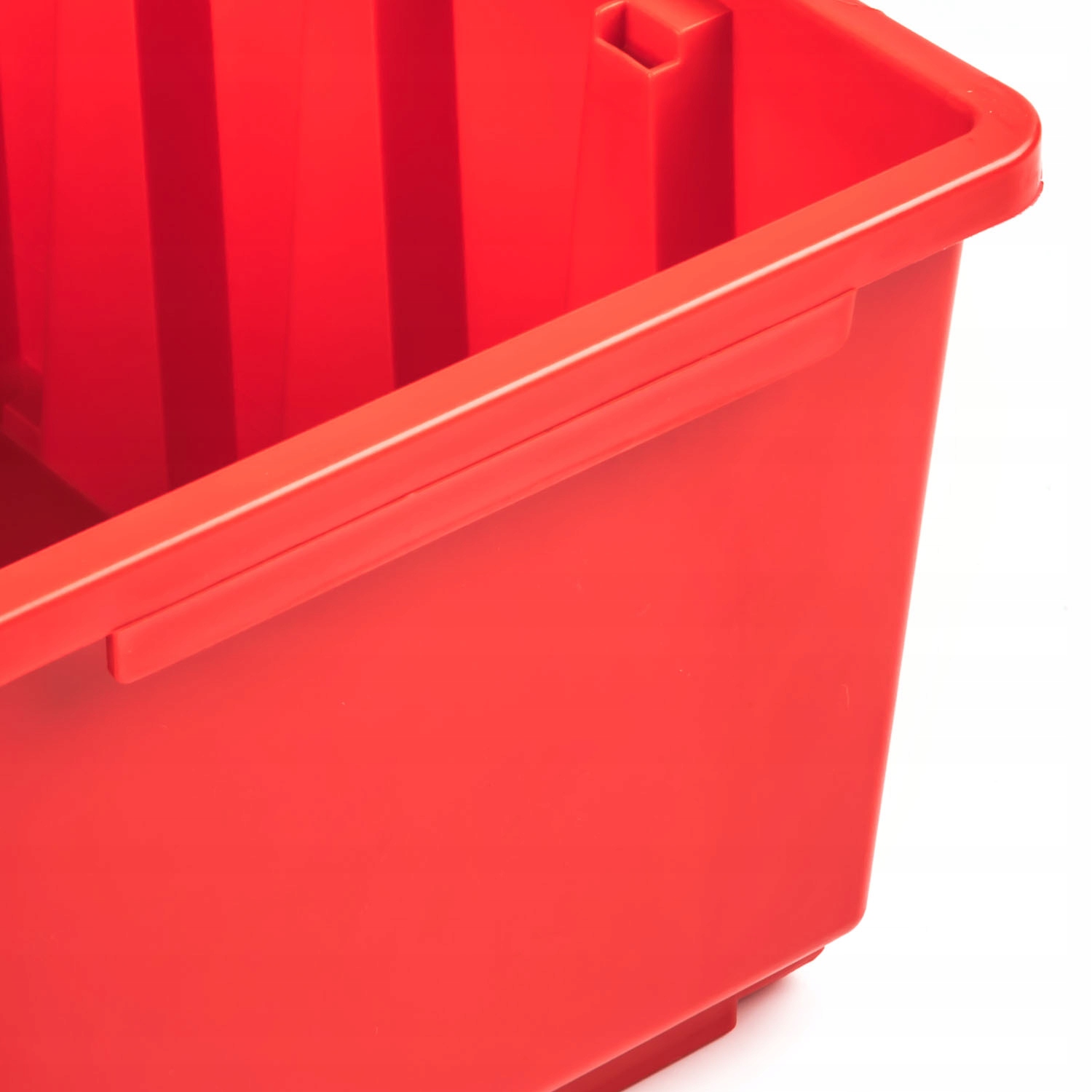 Pojemnik Kuweta Organizer Czerwony 340x200x155 Materiał plastik