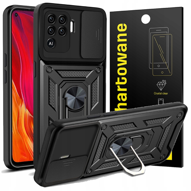 

Etui +pełne Szkło Camring case do Oppo Reno 5 Lite