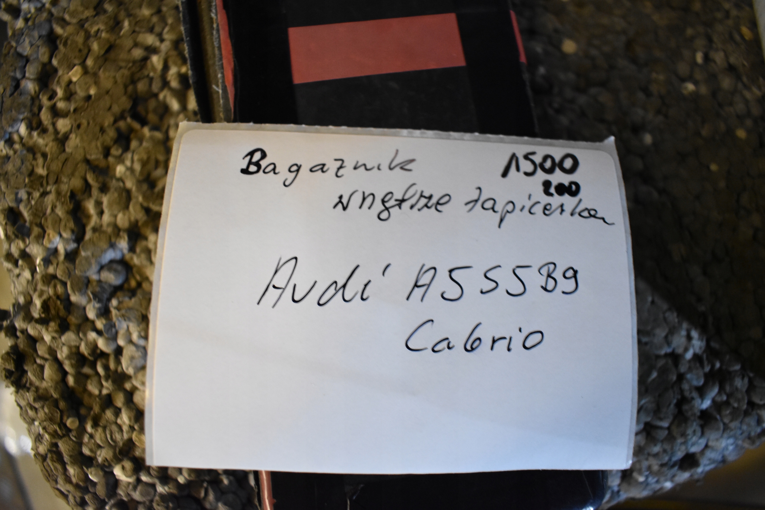 IDEALNE inner upholstery KPL. boot AUDI A5 S5 B9 CABRIO 1