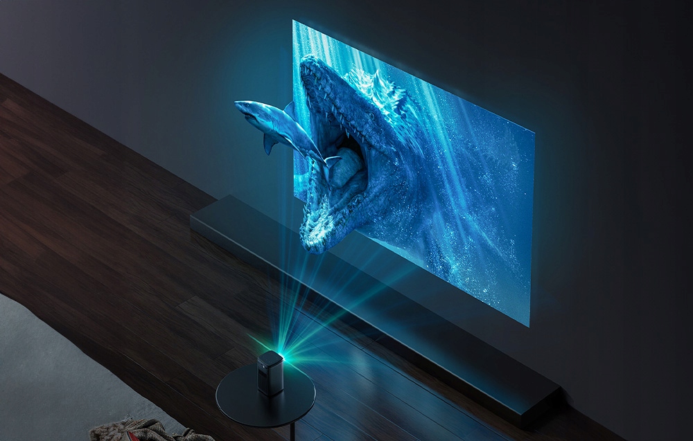 BLITZWOLF PRZENOŚNY MINI RZUTNIK PROJEKTOR LED 4K WIFI ANDROID BT GŁOŚNIKI Technologia wyświetlania LED