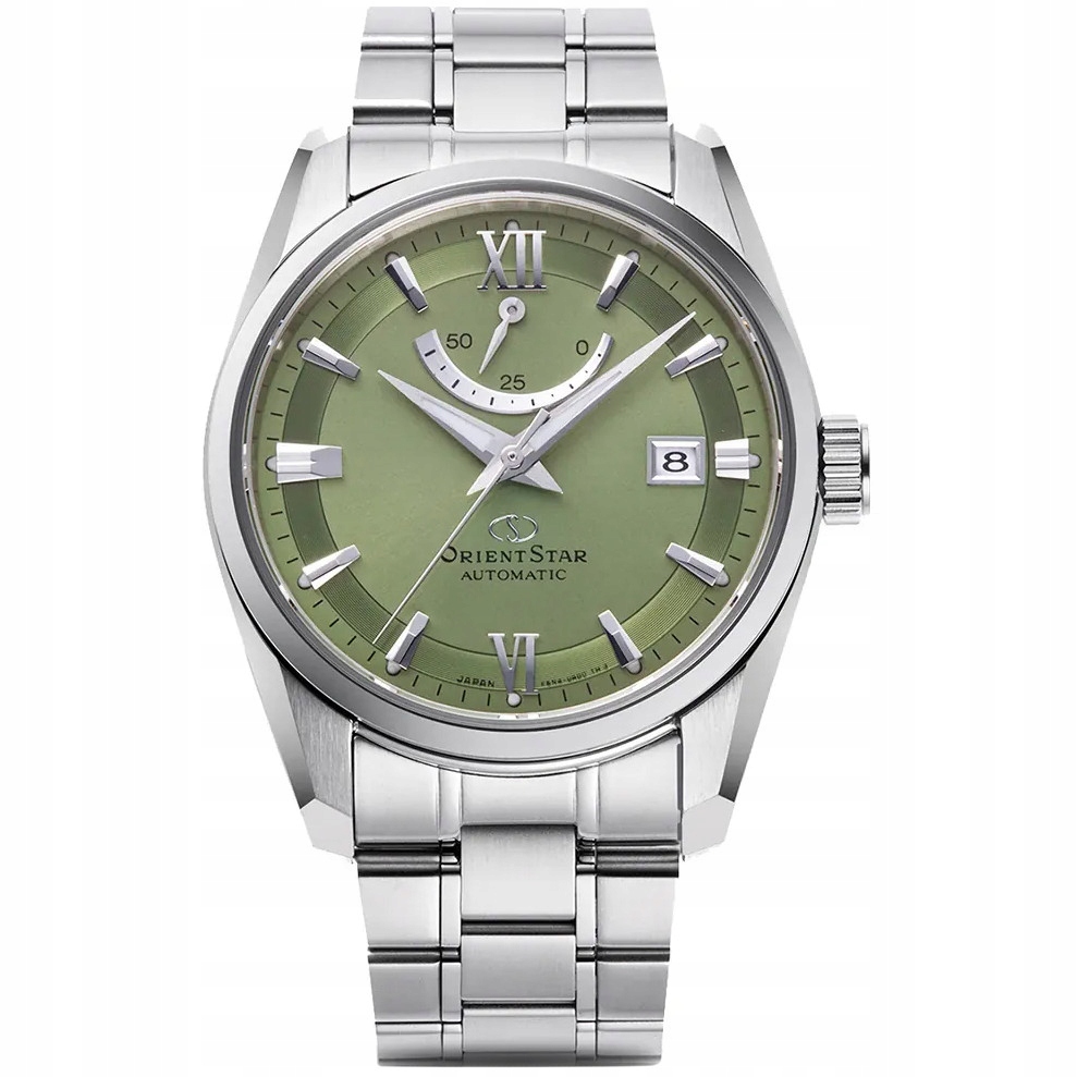 Pánské Hodinky Orient Star RE-AU0107E00B stříbrný náramek