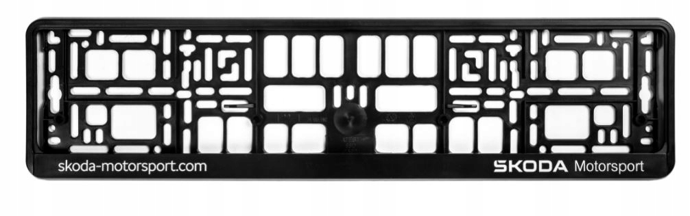 Ramki Ramka Pod Tablice Rejestracyjne Skoda Motorsport 1 Sztuka