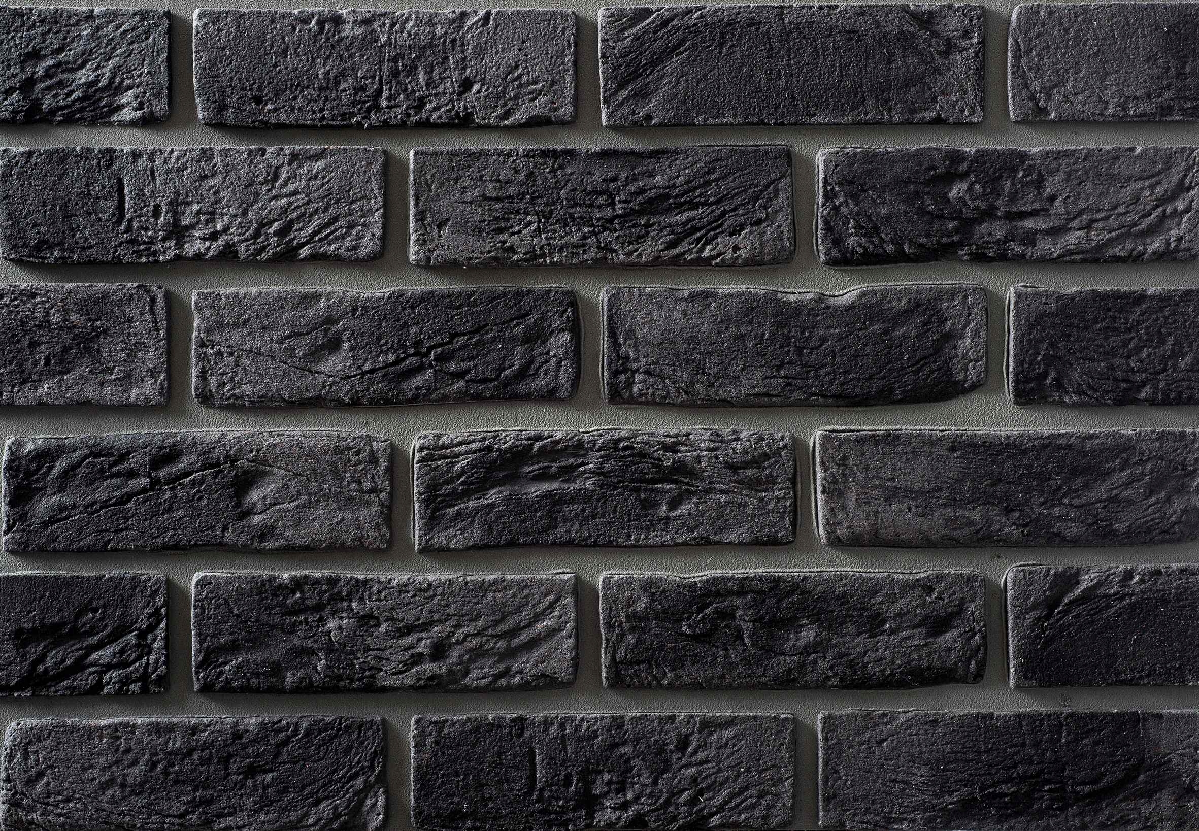 Cihla na fasádu, fasádní a interiérový klinker – retro černá