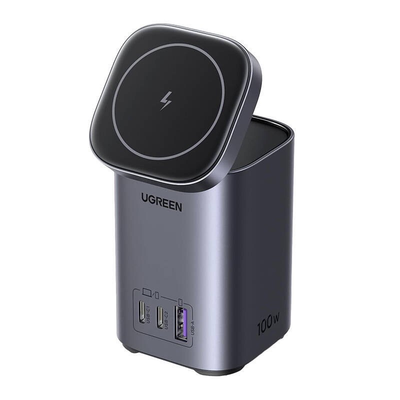 Ugreen Nexode Nabíjačka Usb-c 100W Qi2 15W MagSafe GaN Nabíjacia stanica