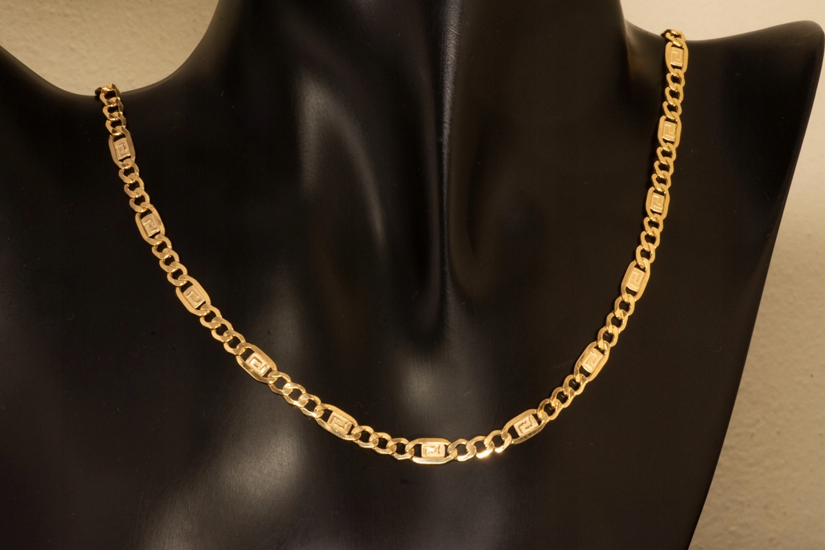 ZŁOTY łańcuszek 45 cm FIGARO GRECKIE PRÓBY 333 Marka Boniche