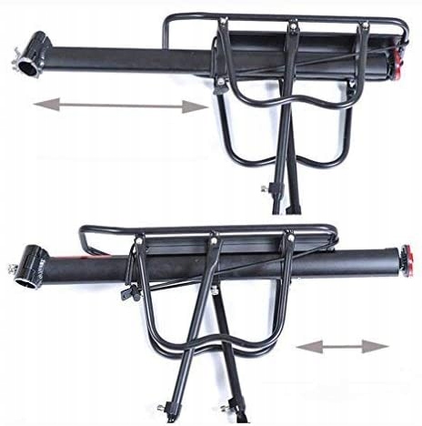 TORBA NA ROWER + BAGAŻNIK ZESTAW rowerowy SAKWA TORBA ROWEROWA 2W1 XXL 55l Kod producenta 110kg