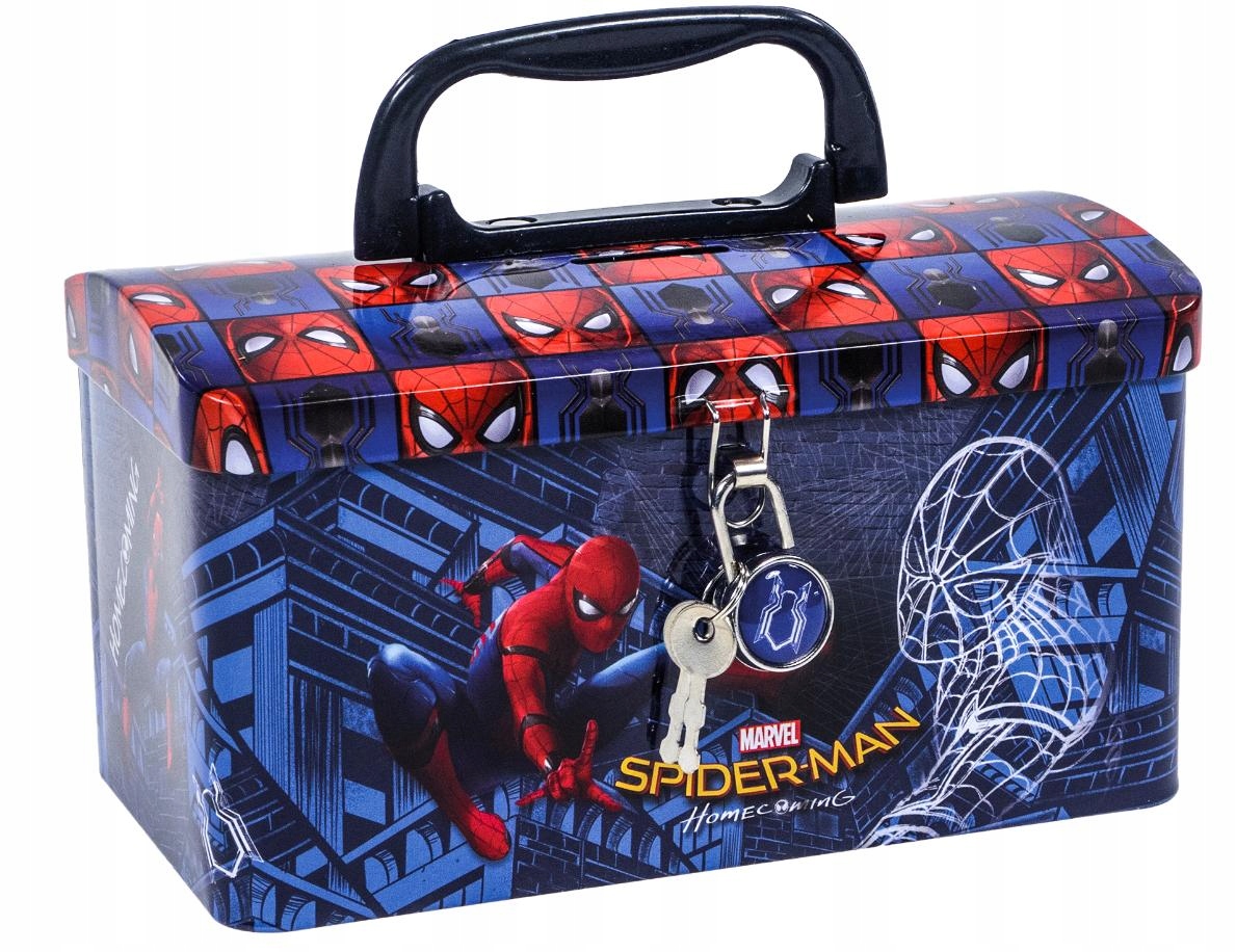 

Skarbonka Kuferek na Kłódkę Spiderman