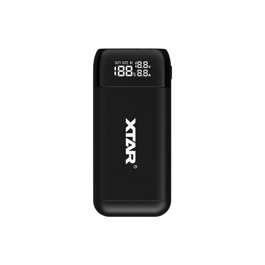 X-PB2S ładowarka do akumulatorów cylindrycznych Li-ion 18650 Xtar PB2S