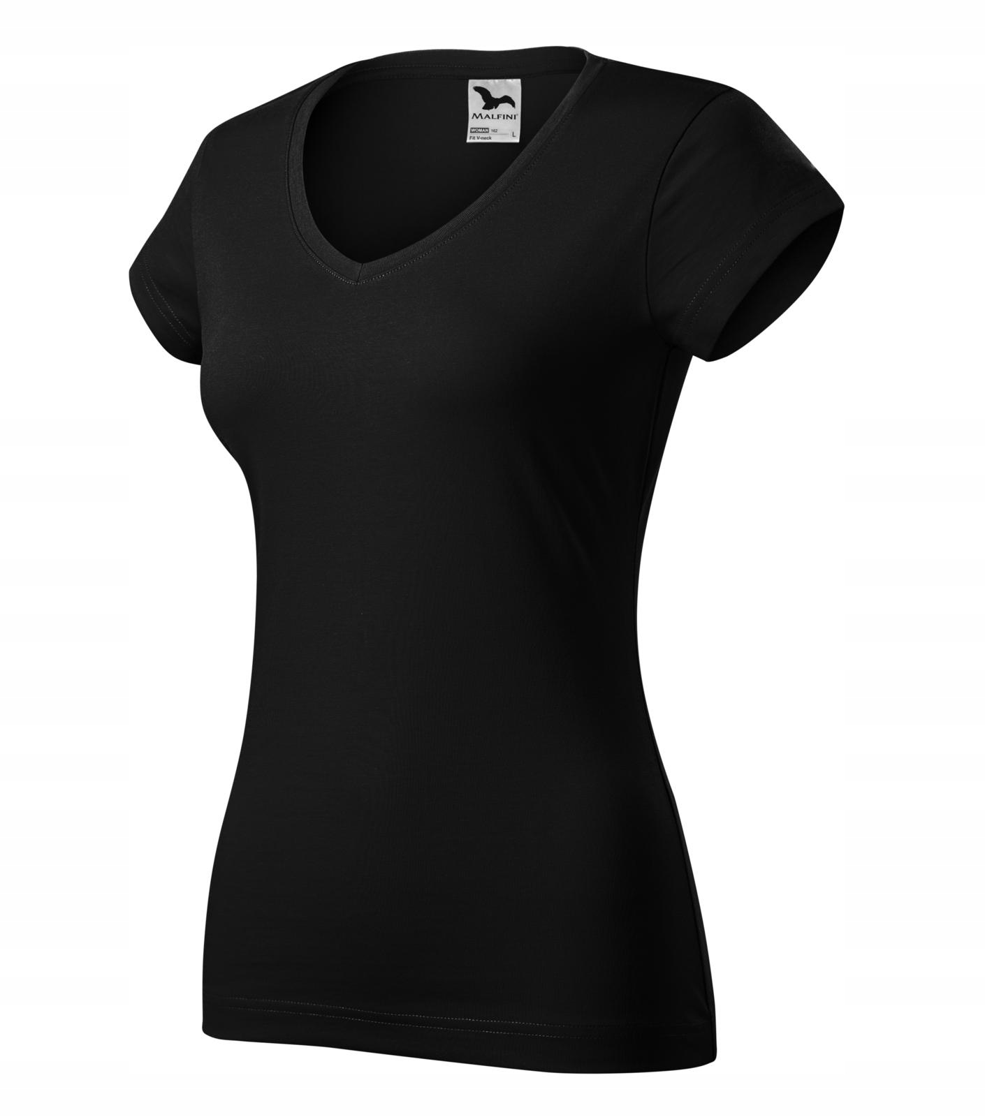 

Cudowa Damska koszulka Malfini dekolt V Fit L