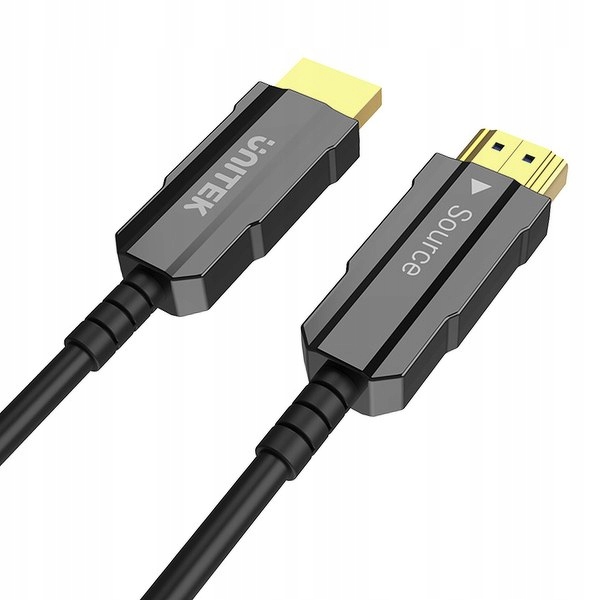 Unitek Kabel optyczny Hdmi 2.0 Aoc 4K 60Hz 12 m