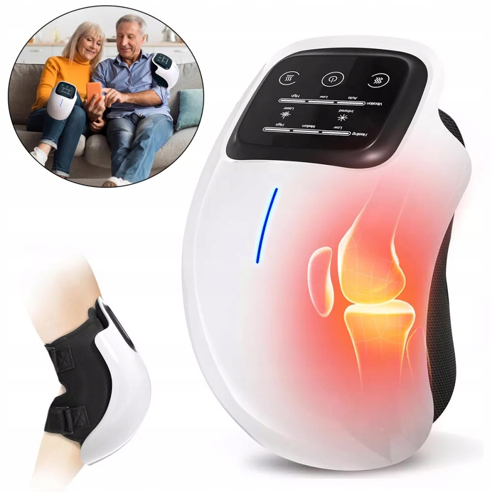 Masażer Rehabilitacyjny Kolana Barku Bezprzewodowy Podgrzewany Na Kolano
