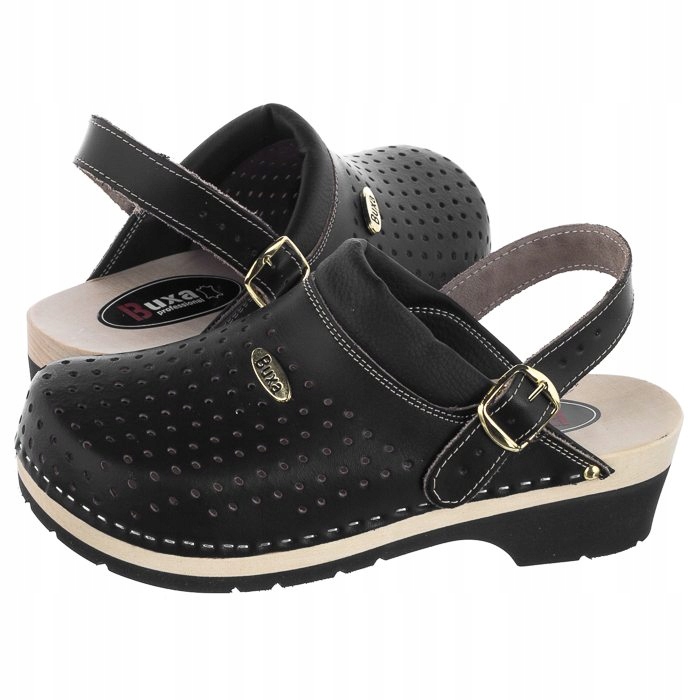 Dámské boty Chodaki Dřeváky Buxa FPU11p černé