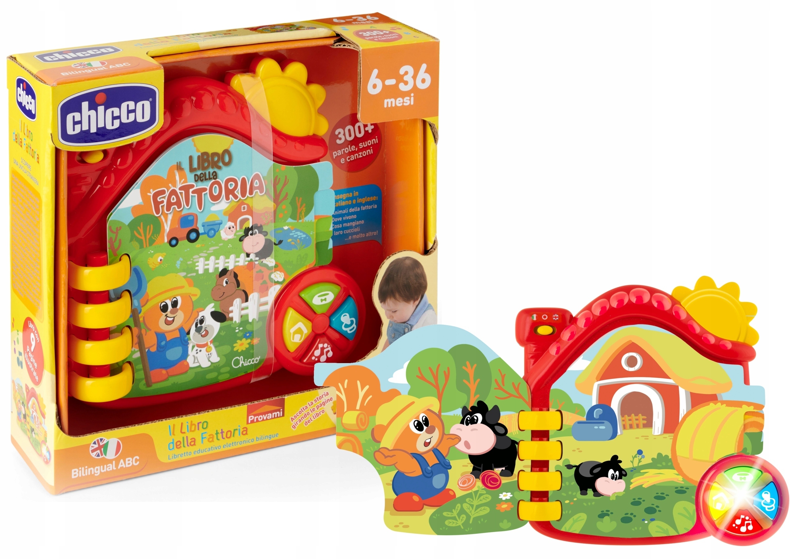 Zabawki Edukacyjne Dla Najmłodszych Dzieci Książeczka Farma Książeczka Lux-Zdjęcie-0