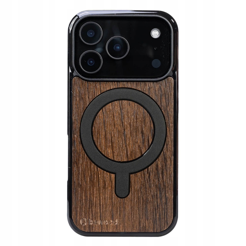 Drewniane Etui Bewood do iPhone 17 Pro Dąb Wędzony z MagSafe