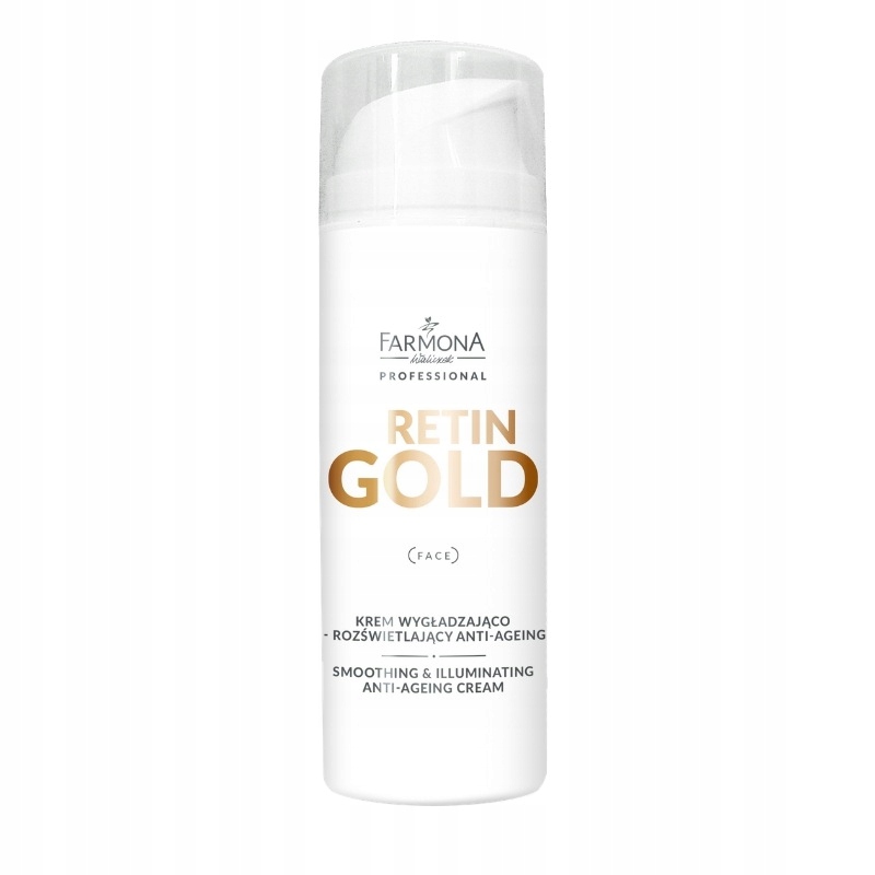 Farmona retin gold anti-ageing vyhlazující a rozjasňující krém 150 ml
