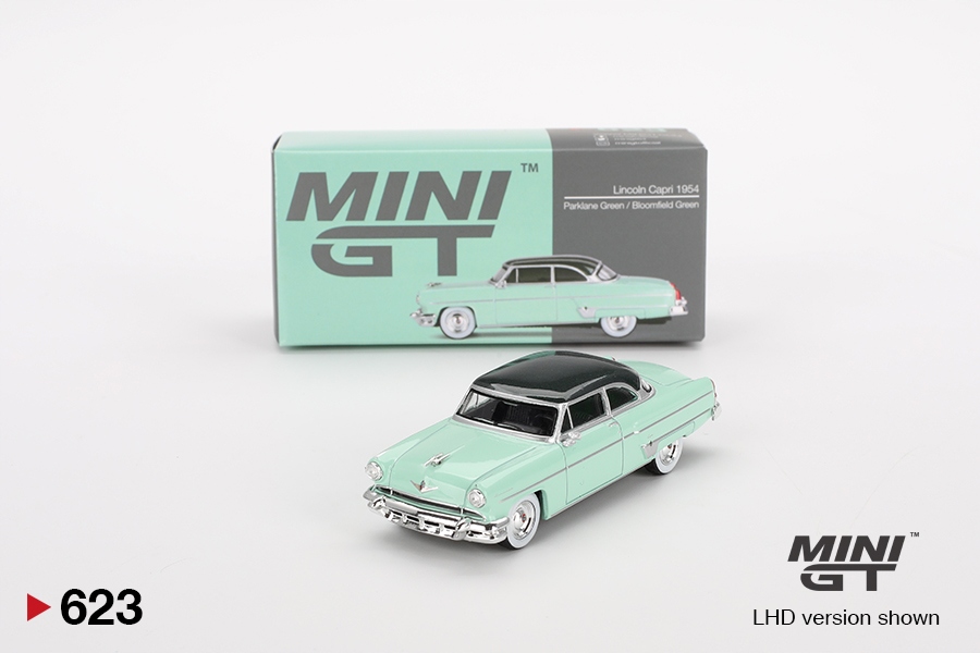 Mini Gt Lincoln Capri 1954 Parklane Green/Bloomfield Green 1:64