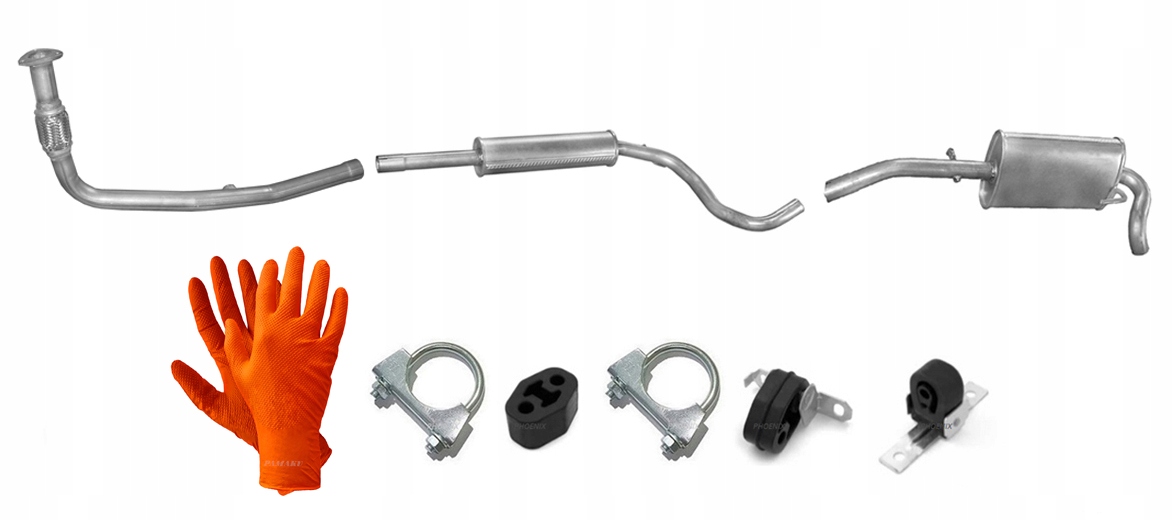 Seat Arosa 1.0 1.4 (1997-1999) Výfukový Systém