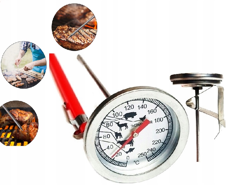 

Termometr Do Wędzarni pieczenia duszenia mięsa