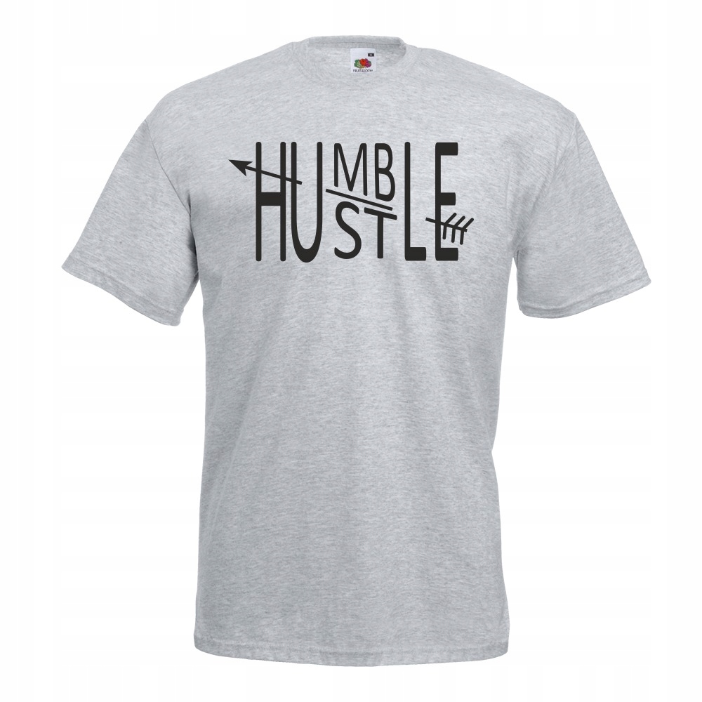 

Koszulka humble hustle młodzieżowa XXL szara