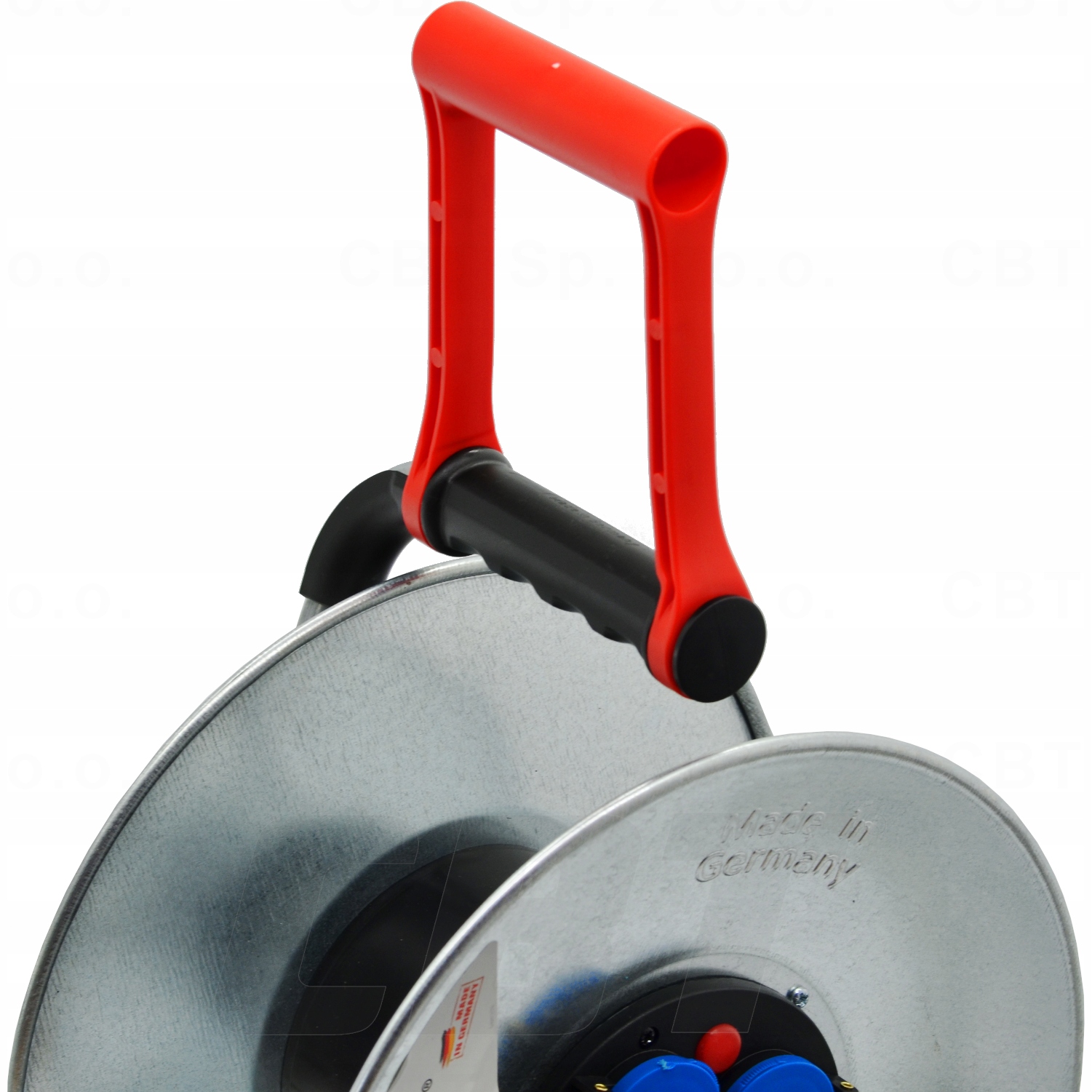 BĘBEN NA PRZEDŁUŻACZ NA KABEL DO MAKS 50M METALOWY GARANT 4 GNIAZDA IP44 Materiał izolacji inny