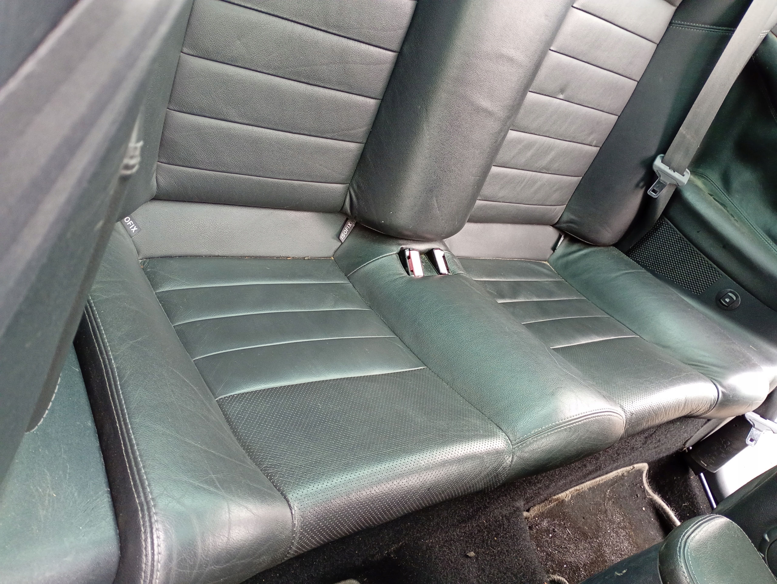 Renault Megane 2 II FL Cabrio 03-09 Sitz hinten heck Leder
