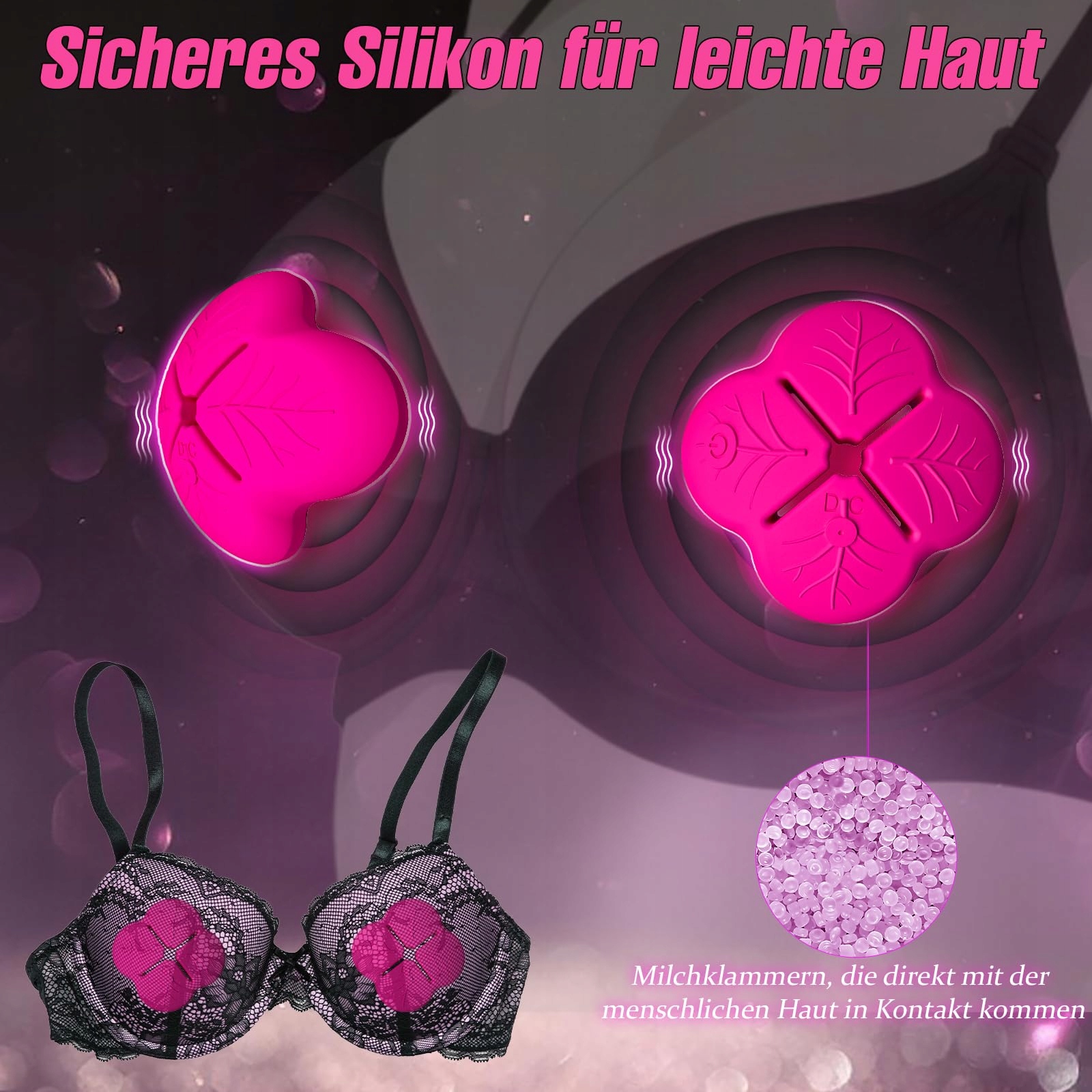 NIPPELKLEMMEN BDSM Ekstremalne Klamry Do Sutków Wibrator Dla Kobiet — miniatura 3