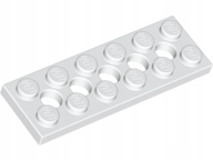 

Lego 32001 płytka otwory 2x6 biały 1 szt N