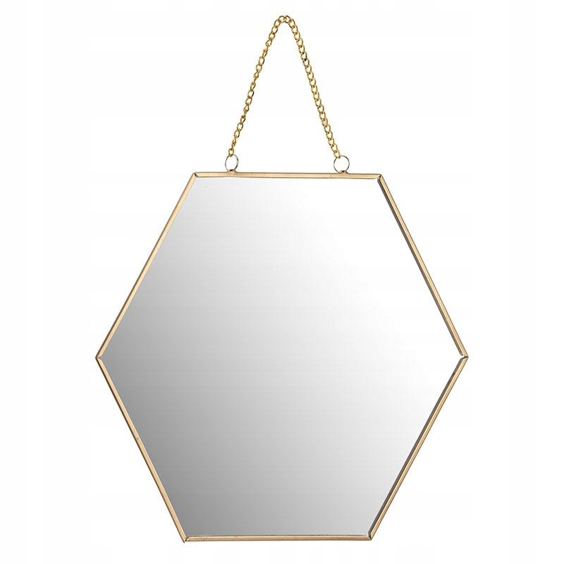 

Lustro łazienkowe z ramą Geometryczne Glamour Loft