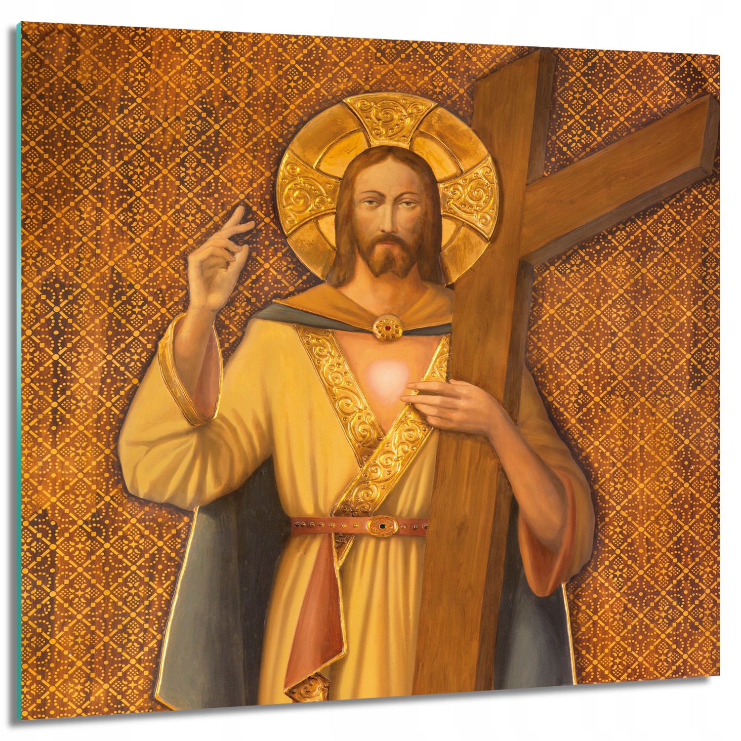 

Foto na szkle do salonu Jezus Chrzystus 60x60