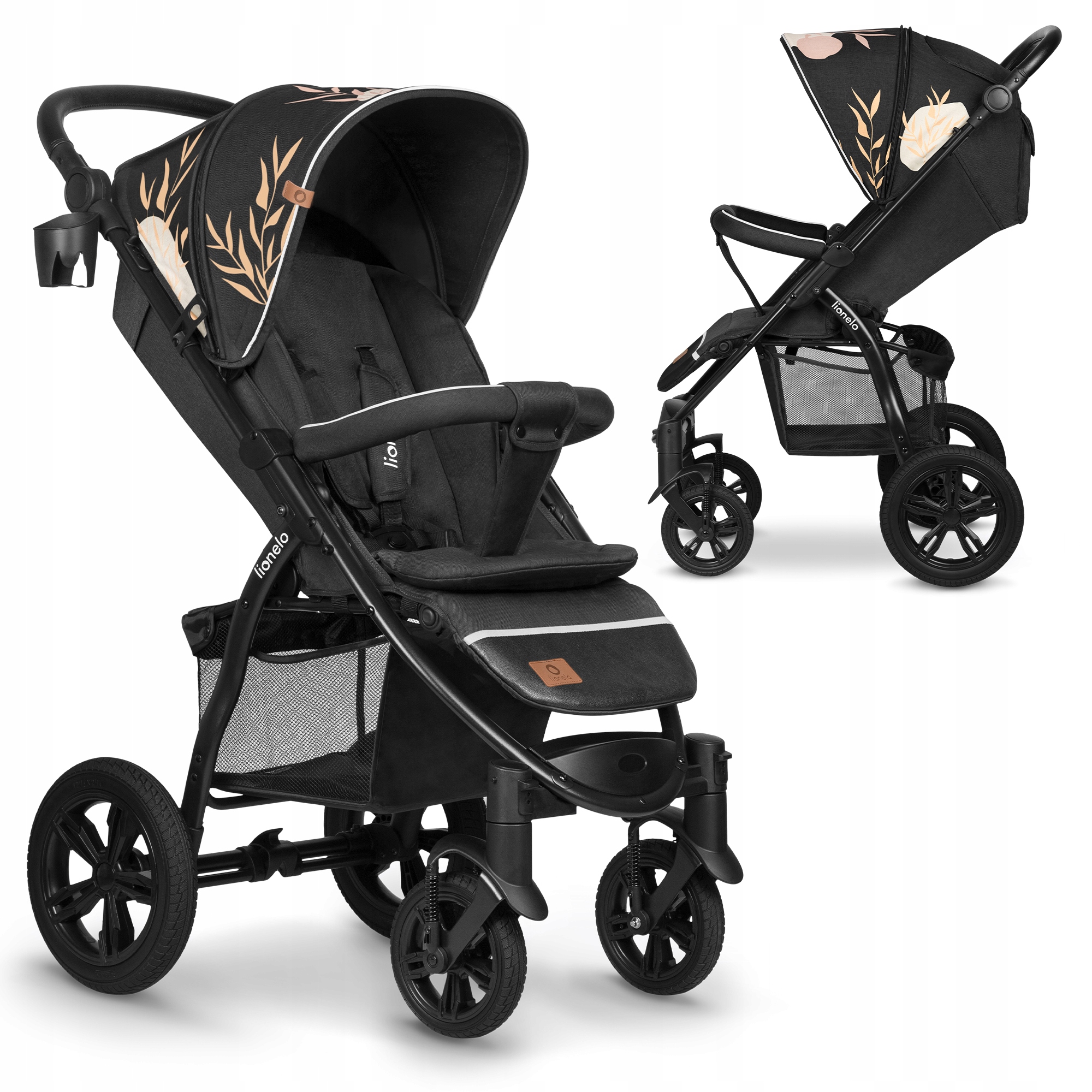 WÓZEK SPACEROWY LIONELO ANNET TOUR 22KG DUŻE KOŁA