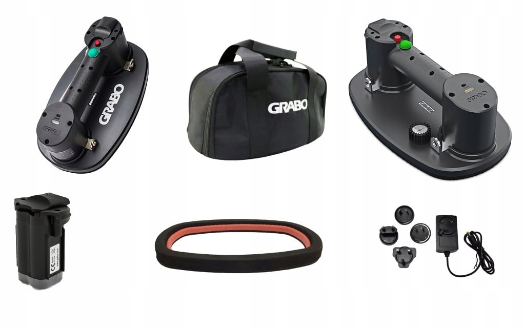 Nemo Grabo Chwytak Próżniowy 2,6Ah Ładowarka Torba