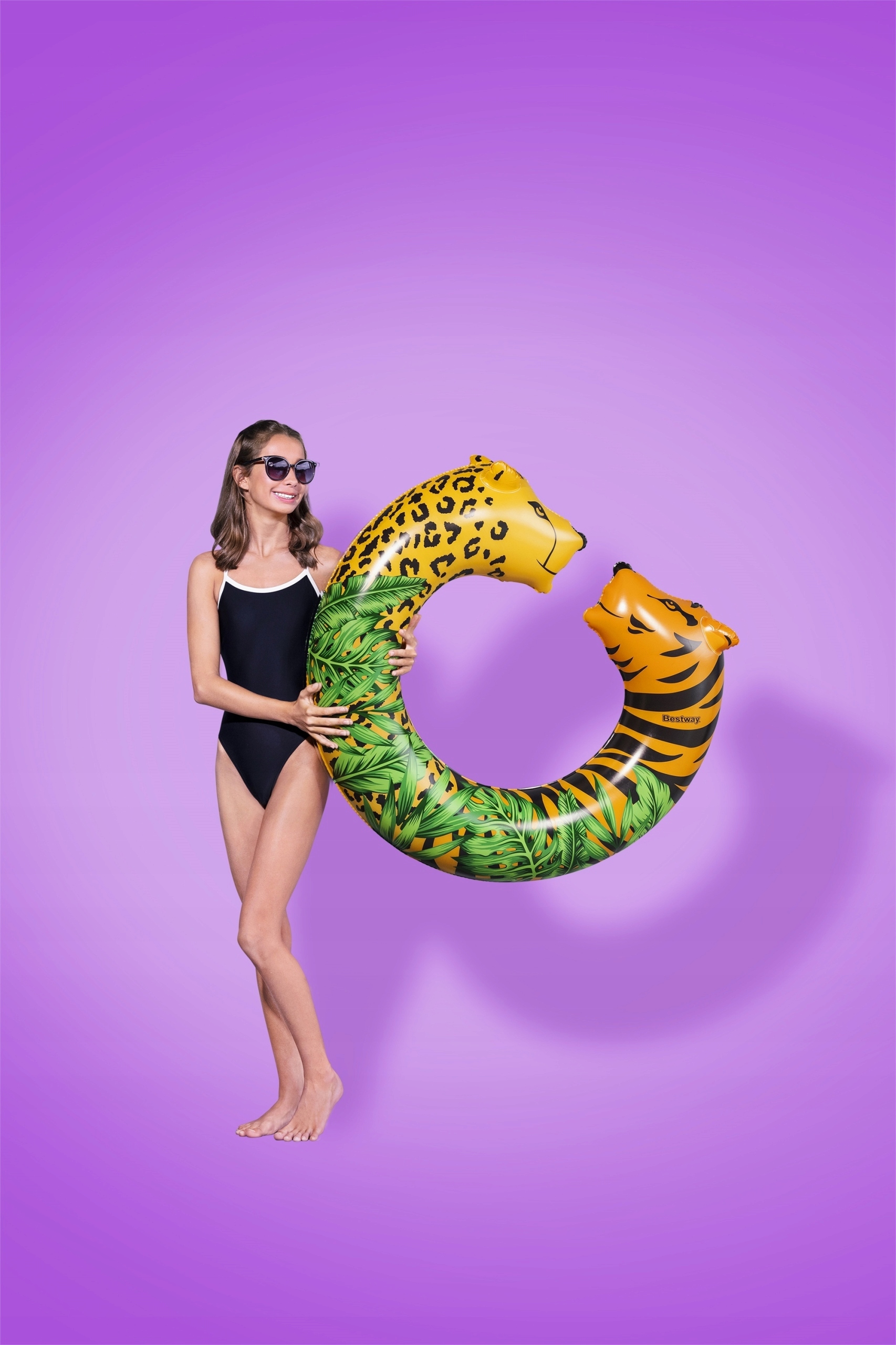 Duże Koło dmuchane do pływania Bestway Jungle Dreams 100cm