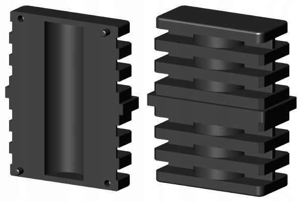

Łącznik plastikowy profil aluminiowy 60x30x2mm