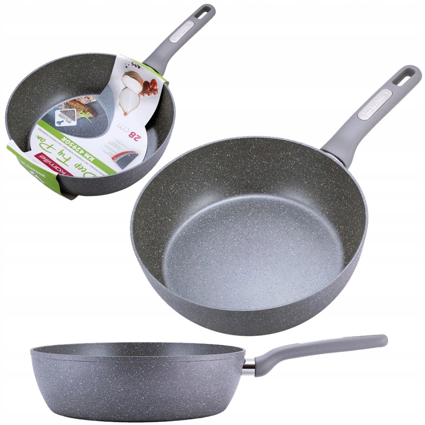

Patelnia Granitowa O Średnicy 28 cm Głęboka