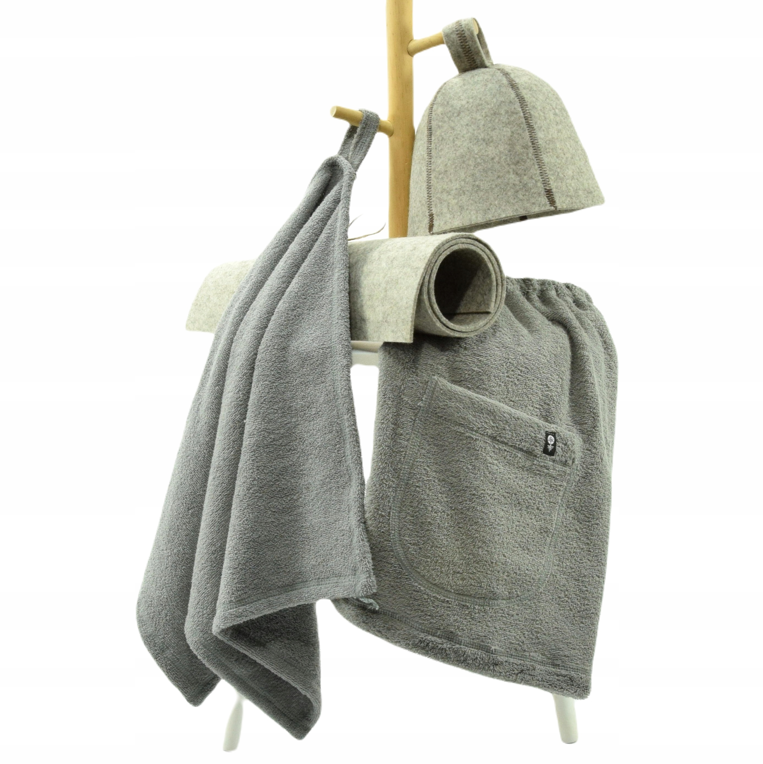 Čepice Klobouk do sauny Kilt Mata Ručník- Pánská sada 4dílná velikost- XXL