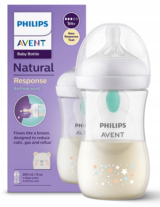 

Avent Butelka Natural Response Airfree 260ml